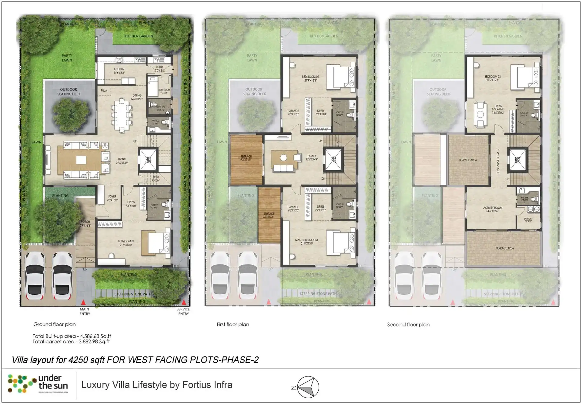 Floor plan of Under The Sun